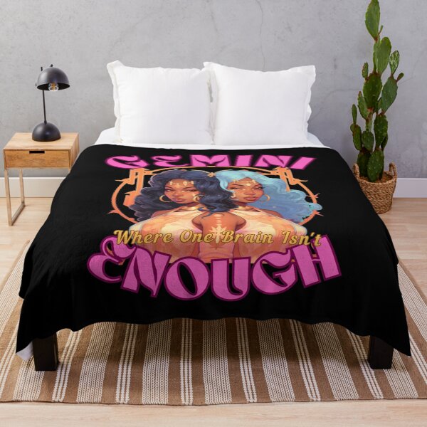 Item preview, Gemini: Where One Brain Isn't Enough. gemini astrological sign designed and sold by ZodiacWonders.