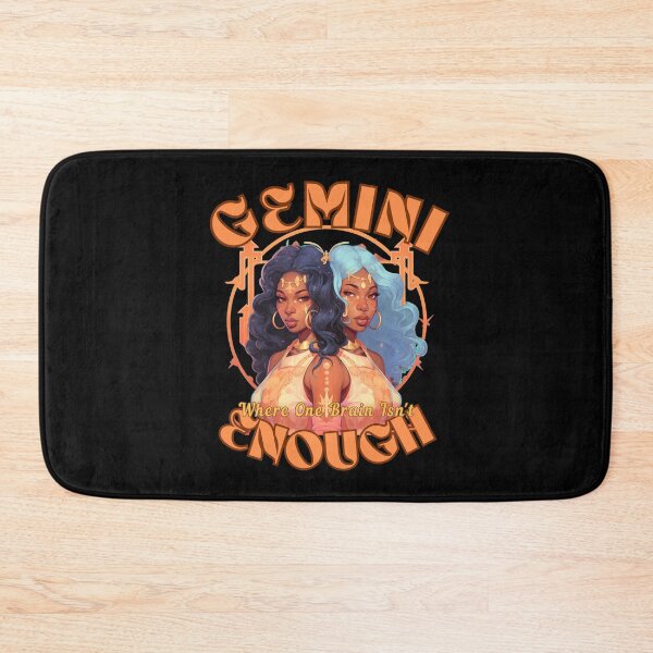 Item preview, Gemini: Where One Brain Isn't Enough. gemini quote designed and sold by ZodiacWonders.