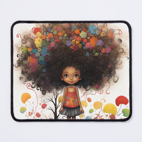 Item preview, Flower  Afro Princess designed and sold by Inkaput.