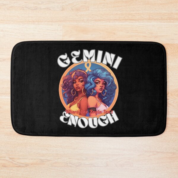 Item preview, Gemini: Where One Brain Isn't Enough. gemini sayings designed and sold by ZodiacWonders.