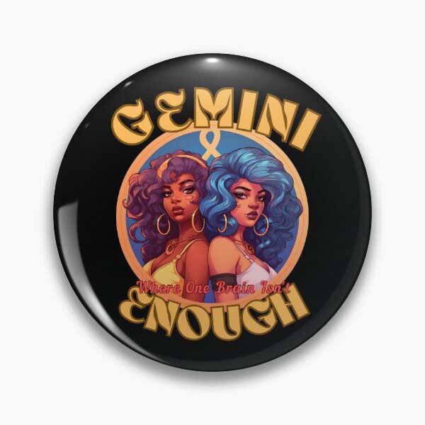 Item preview, Gemini: Where One Brain Isn't Enough. gemini funny designed and sold by ZodiacWonders.