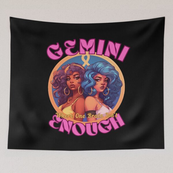 Item preview, Gemini: Where One Brain Isn't Enough. gemini lovers designed and sold by ZodiacWonders.