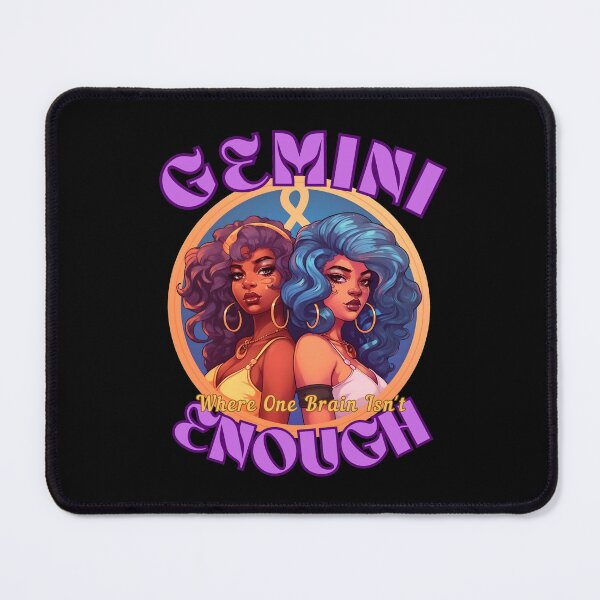 Item preview, Gemini: Where One Brain Isn't Enough. gemini season designed and sold by ZodiacWonders.