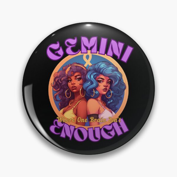 Item preview, Gemini: Where One Brain Isn't Enough. gemini season designed and sold by ZodiacWonders.