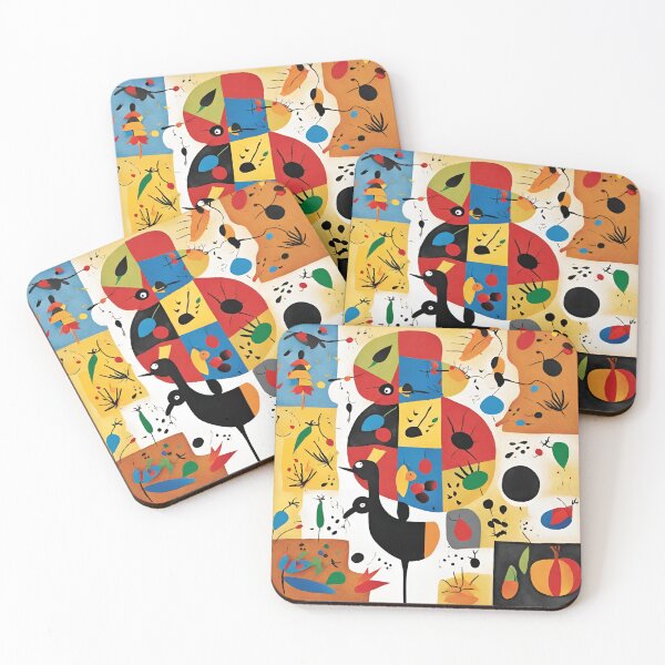 Item preview, Joan Miro Inspired Abstract Thanksgiving Color Blocks designed and sold by bettypure.