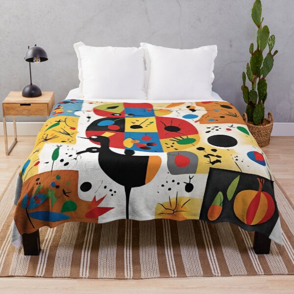 Item preview, Joan Miro Inspired Abstract Thanksgiving Color Blocks designed and sold by bettypure.