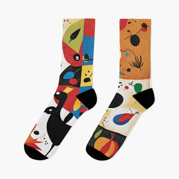 Item preview, Joan Miro Inspired Abstract Thanksgiving Color Blocks designed and sold by bettypure.