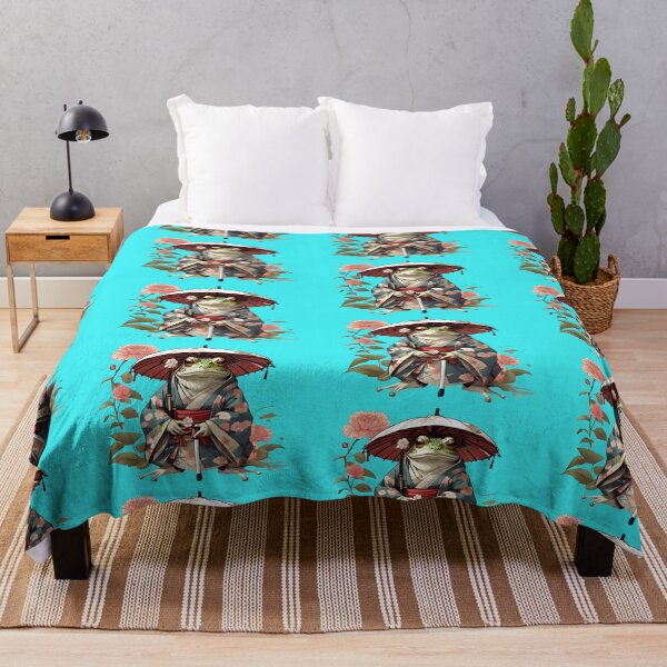 Item preview, Frog wearing a kimono designed and sold by ANGOON7455.