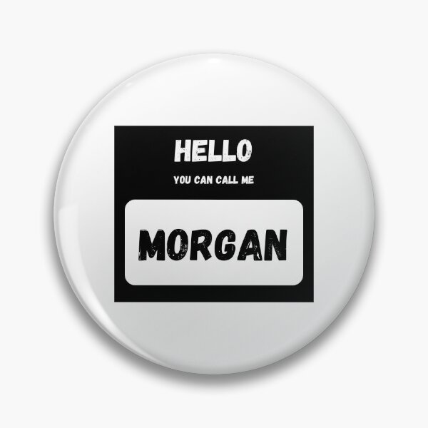 Item preview, Hola, puedes llamarme MORGAN Stylish Black Letter Edition. designed and sold by IssaraStudio.