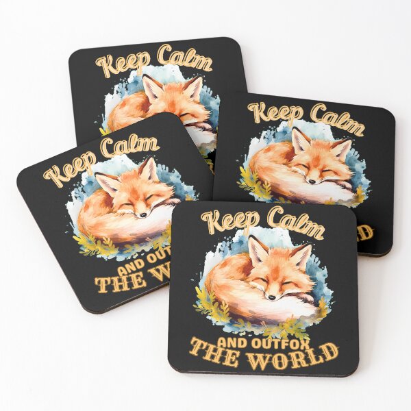 Item preview, Keep Calm And Outfox The World. fox lover designed and sold by FoxVibes.