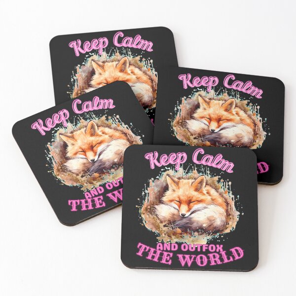 Item preview, Keep Calm And Outfox The World. fox foxes designed and sold by FoxVibes.