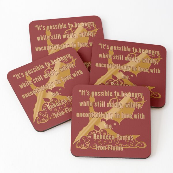 Item preview, Iron Flame Book Quote designed and sold by KWZCreates.
