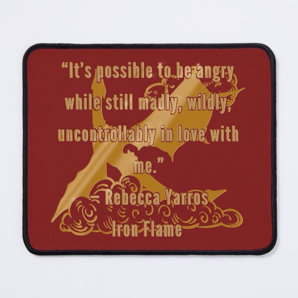 Item preview, Iron Flame Book Quote designed and sold by KWZCreates.