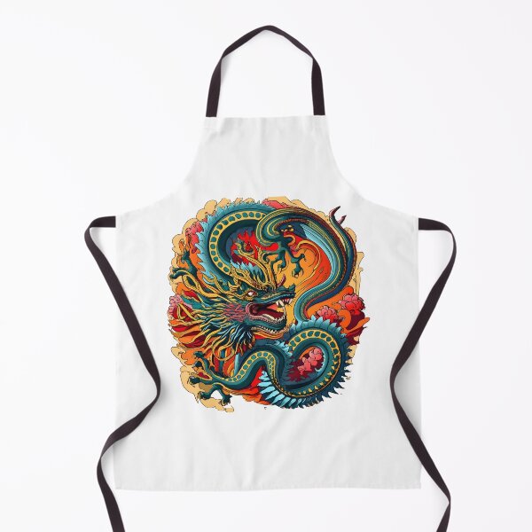 Item preview, Blue Dragon and Fire designed and sold by SabyDigitalArt.