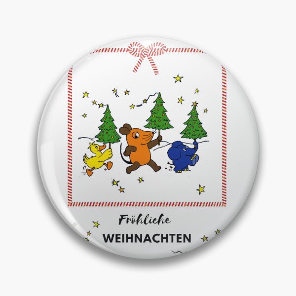 Item preview, Sendung mit der Maus / Weihnachtskarte/ Fröhliche Weihnachten/ German Kids  designed and sold by LaundrySalt.