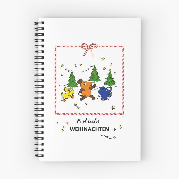 Item preview, Sendung mit der Maus / Weihnachtskarte/ Fröhliche Weihnachten/ German Kids  designed and sold by LaundrySalt.