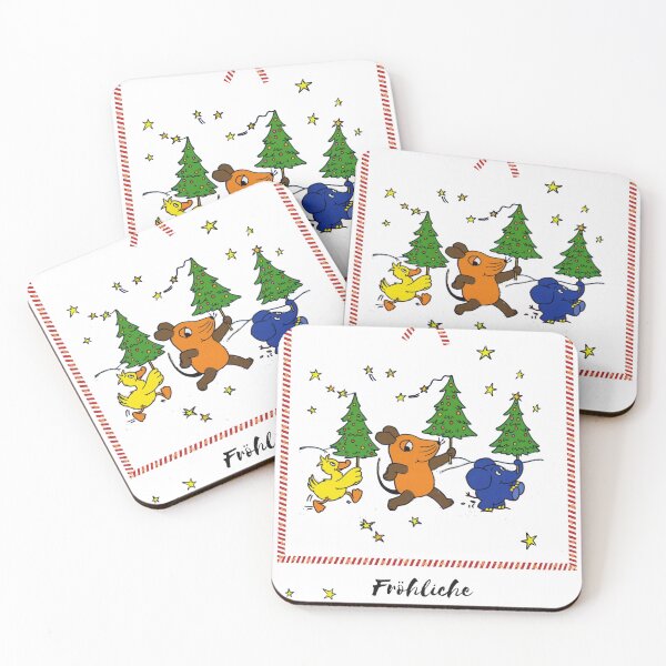 Item preview, Sendung mit der Maus / Weihnachtskarte/ Fröhliche Weihnachten/ German Kids  designed and sold by LaundrySalt.