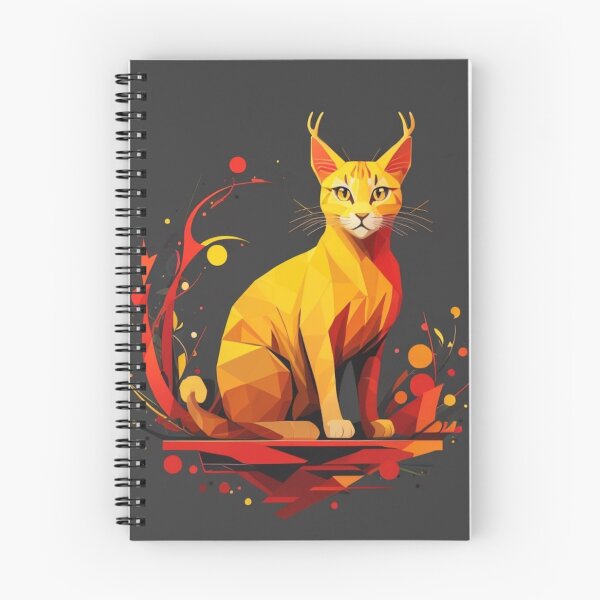 Item preview, Red yellow colorful Cat full body  designed and sold by jphillipscott.