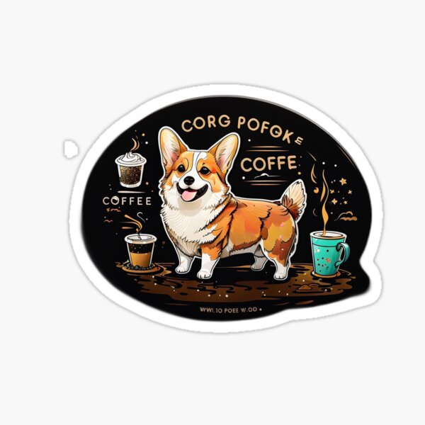 Item preview, Corgi Coffee Company designed and sold by Jimmy Corsair.