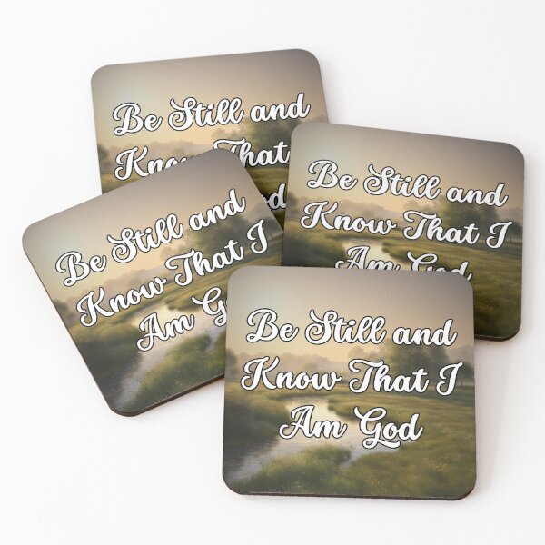 Item preview, Be Still and Know That I Am God designed and sold by VerseGifts.