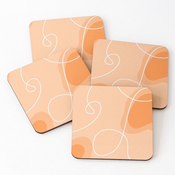 Item preview, Aesthetic Orange Poster designed and sold by Lucy Marrett.