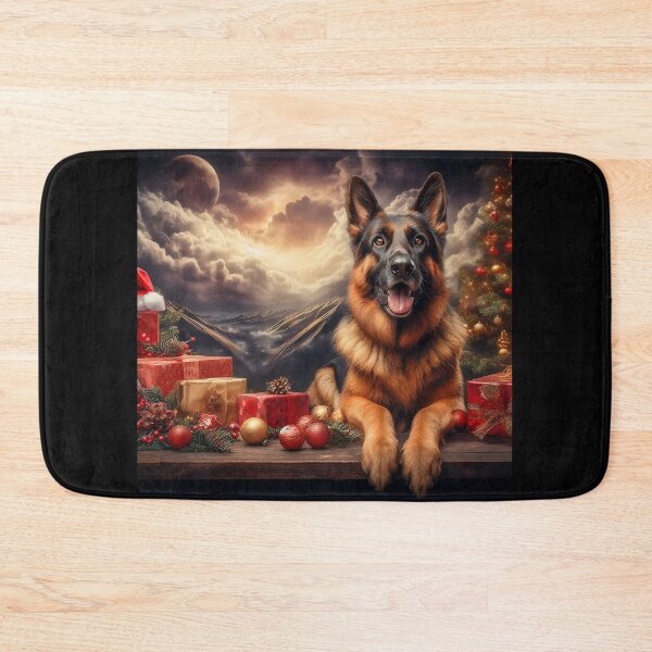 Item preview, Candlelit Paws Christmas Eve Watchdog designed and sold by Daniel Dudgeon.