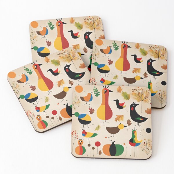Item preview, Joan Miro Inspired Abstract Thanksgiving Forest designed and sold by bettypure.
