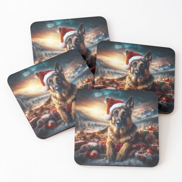 Item preview, Christmas Shepherd Festive Canine Wonderland designed and sold by Daniel Dudgeon.