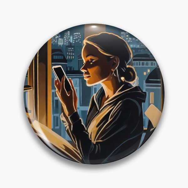 Item preview, Woman holding a cell phone. designed and sold by KilianSzmid.