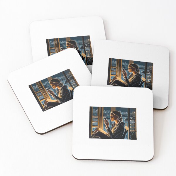 Item preview, Woman holding a cell phone. designed and sold by KilianSzmid.
