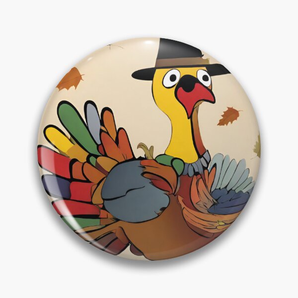 Item preview, Joan Miro Inspired Thanksgiving Turkey with Hat designed and sold by bettypure.