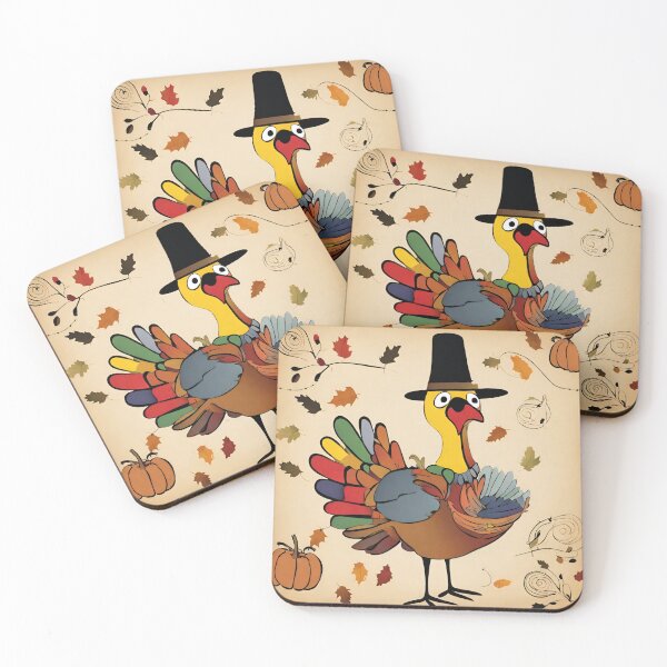 Item preview, Joan Miro Inspired Thanksgiving Turkey with Hat designed and sold by bettypure.