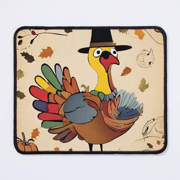 Item preview, Joan Miro Inspired Thanksgiving Turkey with Hat designed and sold by bettypure.