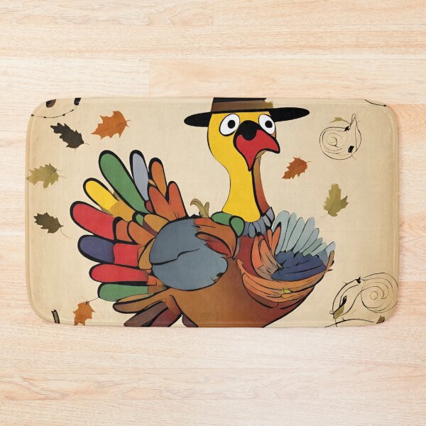 Item preview, Joan Miro Inspired Thanksgiving Turkey with Hat designed and sold by bettypure.