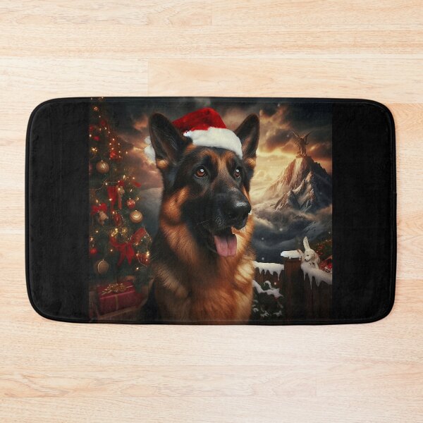 Item preview, Sleigh Bells Shepherd Winter Wonderland Watchdog designed and sold by Daniel Dudgeon.
