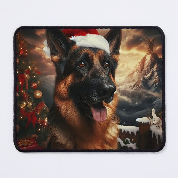 Item preview, Sleigh Bells Shepherd Winter Wonderland Watchdog designed and sold by Daniel Dudgeon.