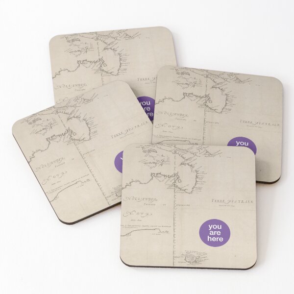 Item preview, you are here (Gadigal Land) designed and sold by Peter Fyfe's Squalid Little Merch Shop.