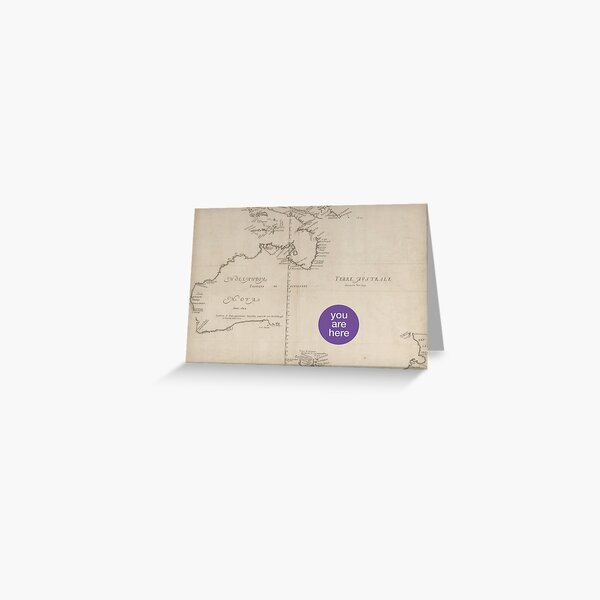 you are here (Gadigal Land) Greeting Card