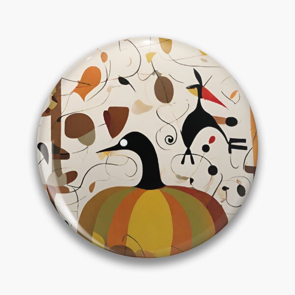 Item preview, Joan Miro Inspired Abstract Pumpkin Turkey  designed and sold by bettypure.