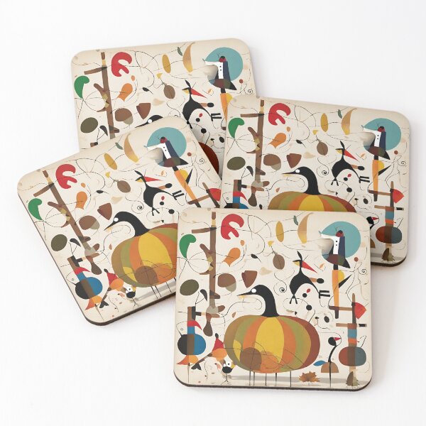 Item preview, Joan Miro Inspired Abstract Pumpkin Turkey  designed and sold by bettypure.