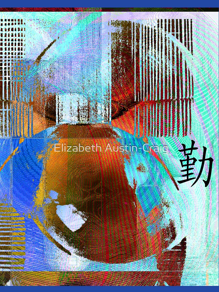 Aperçu 6 sur 6. Veste zippée à capuche avec l'œuvre Qin créée et vendue par Elizabeth Austin-Craig.