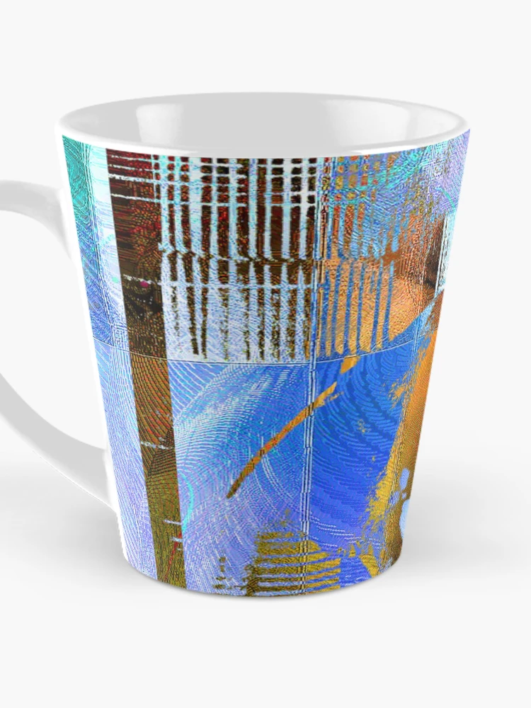Aperçu 3 sur 4. Mug à café avec l'œuvre Qin créée et vendue par Elizabeth Austin-Craig.