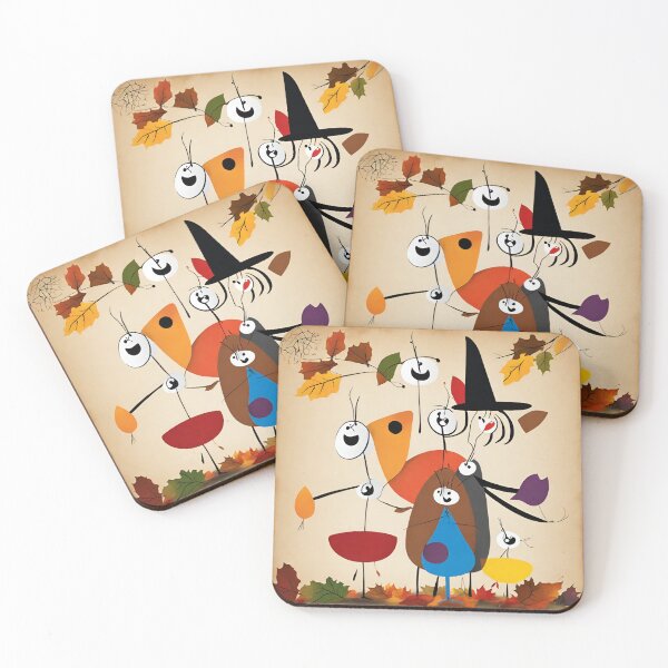 Item preview, Joan Miro Inspired Thanksgiving Scarecrow Family designed and sold by bettypure.