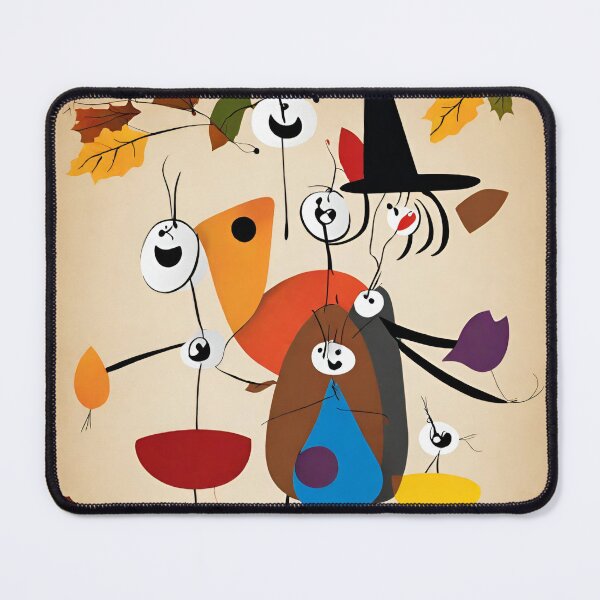 Item preview, Joan Miro Inspired Thanksgiving Scarecrow Family designed and sold by bettypure.