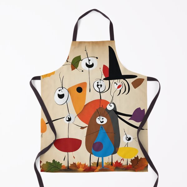Item preview, Joan Miro Inspired Thanksgiving Scarecrow Family designed and sold by bettypure.