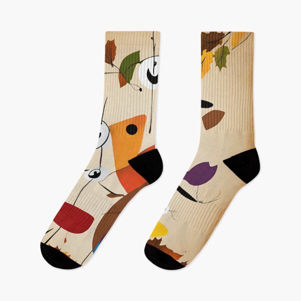 Item preview, Joan Miro Inspired Thanksgiving Scarecrow Family designed and sold by bettypure.