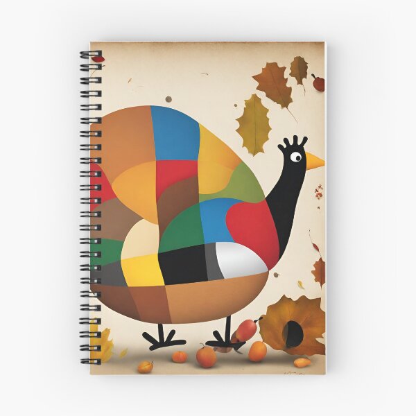 Item preview, Joan Mmiro Inspired Colorful Thanksgiving Turkey designed and sold by bettypure.
