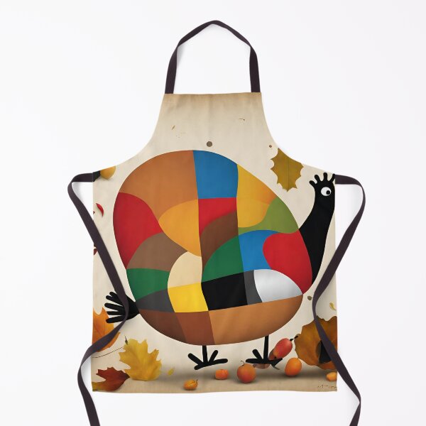 Item preview, Joan Mmiro Inspired Colorful Thanksgiving Turkey designed and sold by bettypure.
