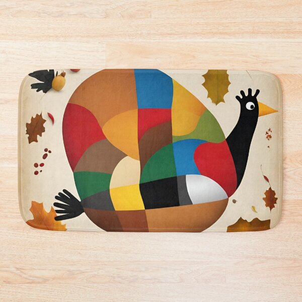 Item preview, Joan Mmiro Inspired Colorful Thanksgiving Turkey designed and sold by bettypure.