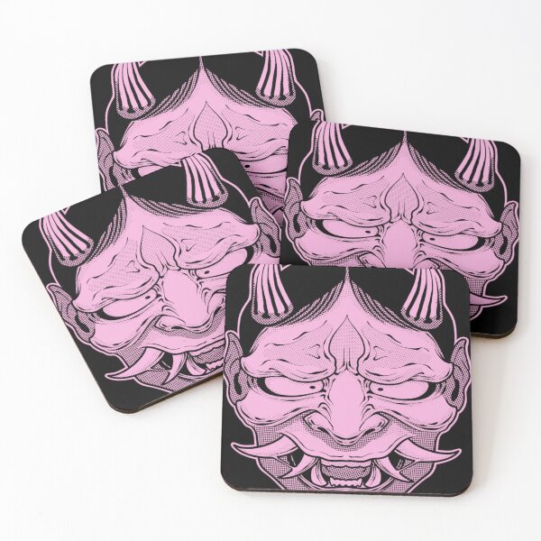 Item preview, Hannya Mask Pink designed and sold by SolooArtDesign.